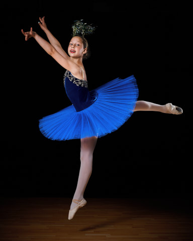 ballet girl jumps