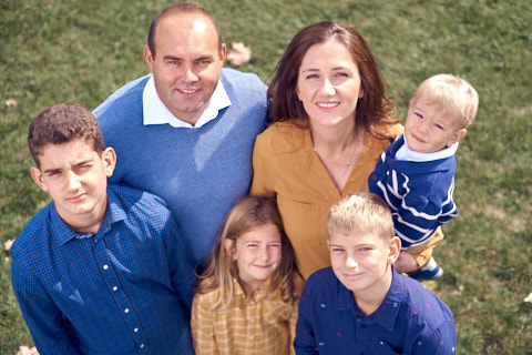 family with four kids photoshoot